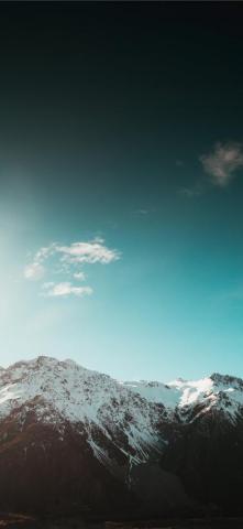 White And Black Mountains iPhone X Wallpaper