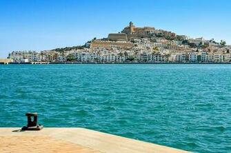 Turquoise Sea And An Empty Mooring The Mediterranean With