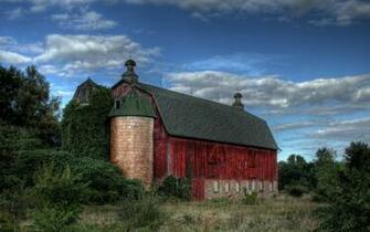 Old Red Barn Wallpaper HD