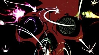 Abstract Skulls Wallpaper