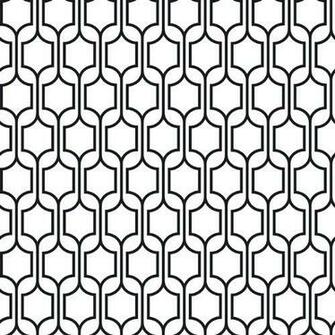 Buy Cheap Wallpaper Designer Black And White Modern Retro Trellis