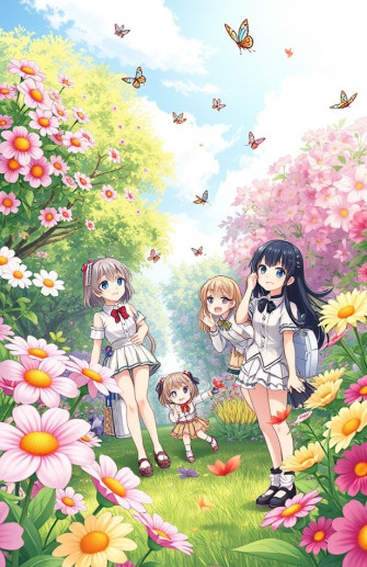 Gacha Life Spring Wallpaper