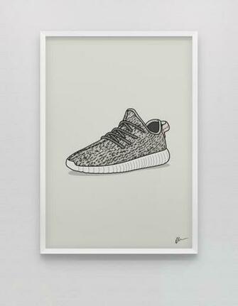 Yeezy Boost Originally Created Illustration