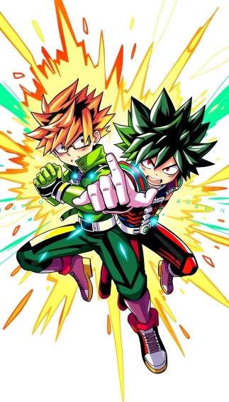 Bakudeku Phone Wallpaper