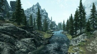 Skyrim Landscape HD Wallpaper