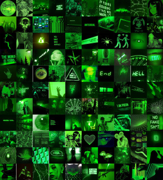 Neon Green Aesthetic Wallpaper
