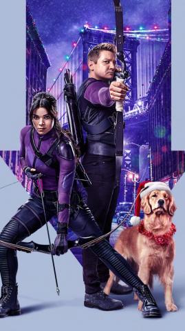 Hawkeye Clint Barton Kate Bishop Wallpaper iPhone Phone 4k 7501e