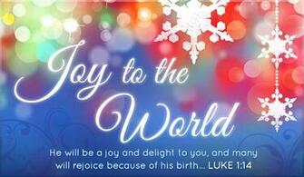 Joy To The World Ecard Email Personalized Christmas Cards