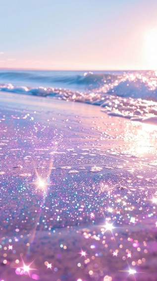 Blue Glitter Background Image Wallpaper