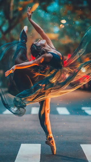 Samsung 1080p Ballerina Wallpaper Photo