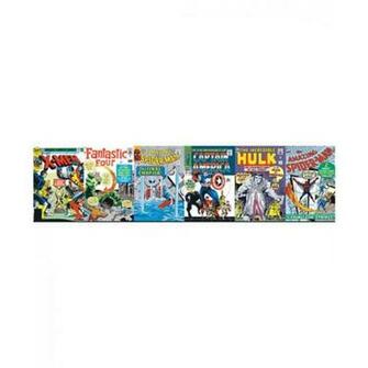 Marvel Comic Book Covers Mural Wallpaper Border Zb3332bd All Walls