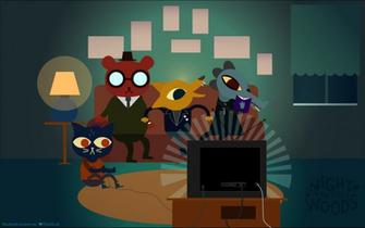 Night In The Woods Wallpaper By Kaedekuyuki Fur Affinity Dot Net