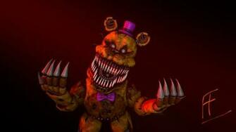 Fnaf Nightmare Fredbear Wallpaper By Sirfreddyfazbear On