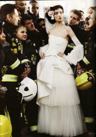 Heidi Klum Wallpaper British Vogue May Editorial Pre
