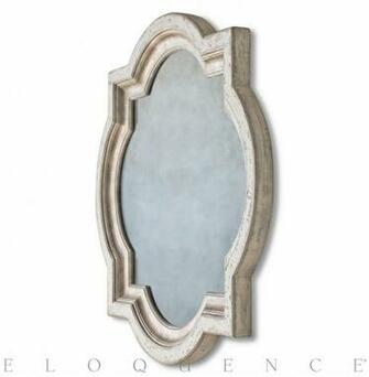 Eloquence Lyon Mirror In Stone And Silver