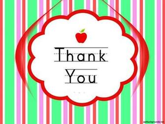 Thank You Cards For Teachers Background Powerpoint Events
