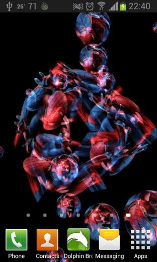 Spiderman 3d Live Wallpaper Screenshot