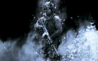 Call Of Duty Ghost Fighter Gangs Guns Military Soldier Struggle