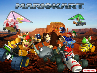 Mario Kart Wallpaper By Trainguy64