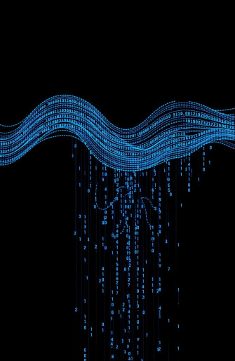 Blue Matrix Code Wallpaper Live
