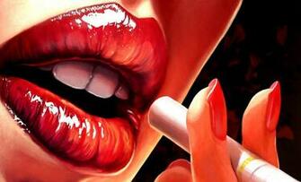 Red Lips Wallpaper Pk331 High Definition