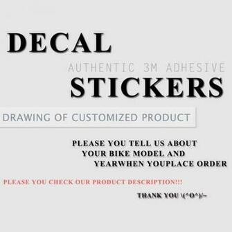 Motorcycle Customized Graphics Background Decals Stickers Kits For
