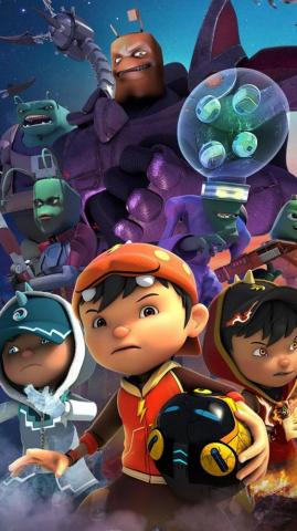 Boboiboy Galaxy Ying Yaya Gopal Fang Wallpaper HD For Android