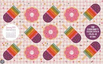 The Sweet Treats Desktop Calendar By Studio Binky To Match