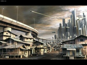 Wallpaper Photos Image Futuristic City