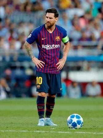 Barcelona Spain September Lionel Messi Of Fc