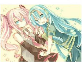 Megurine Luka Et Hatsune Miku Wallpaper