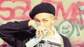 Rap Monster Graffiti Bts HD Wallpaper K Pics