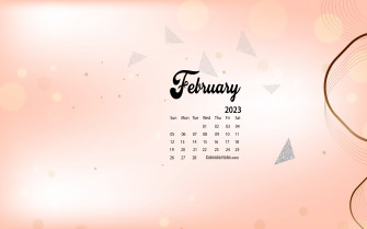 February Desktop Wallpaper Calendar Calendarlabs