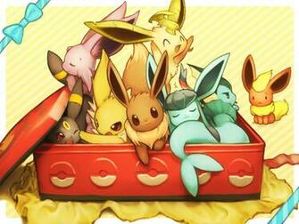 Pokemon Eevee Espeon Flareon Fuchisa Glaceon Jolteon Leafeon