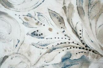Damask Wallpaper Kandola Swarovski Crystallized Fabric