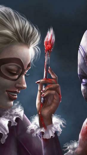 Joker And Harley Quinn Phone Wallpaper Top