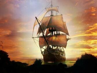 Old Spanish Galleon Wallpaper
