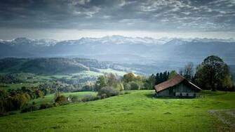 Nature House On Hill Picture Nr