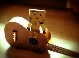 Danbo With Guitar Wallpaper Screensaver