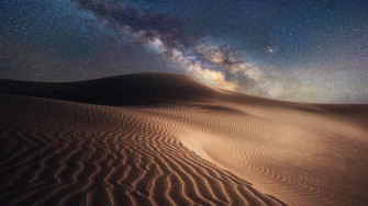 Desert At Night Wallpaper On