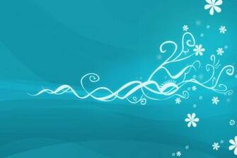 Flowers Background Blue Azul Turquesa Wallpaper