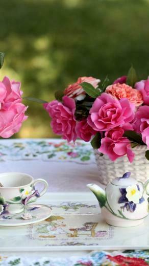 Tea Party Wallpaper Background Sony Xperia Z1 Zl Z Samsung Galaxy