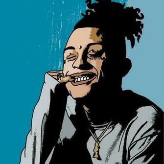 Lil Skies iPhone Wallpaper In Rapper Art
