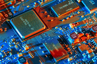 Electronic Circuit Board Wallpaper On