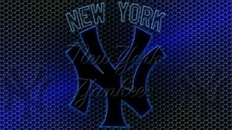 New York Yankees Logo Grid Wallpaper