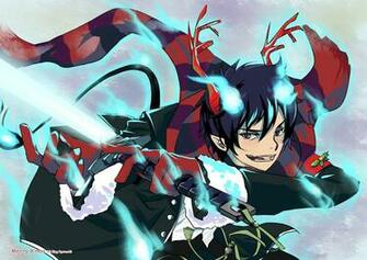 Exorcist Ao No H Wallpaper Background Blue Christmas