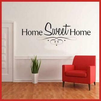 Home Sweet Wall Sticker Decals
