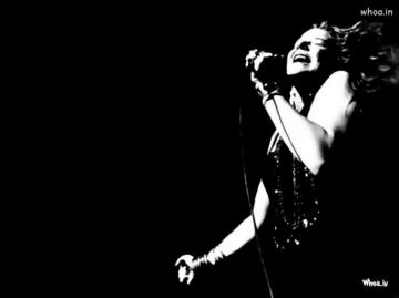 Singer Girl Dark HD Wallpaper