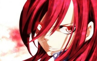 Erza Scarlet Titania Fairy Tail Hot Girl Sexy Woman Women