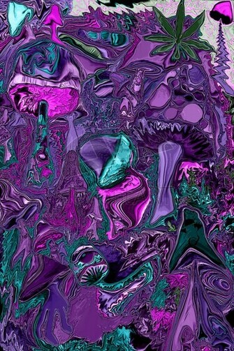 Back Pix For Shroom Trip Wallpaper